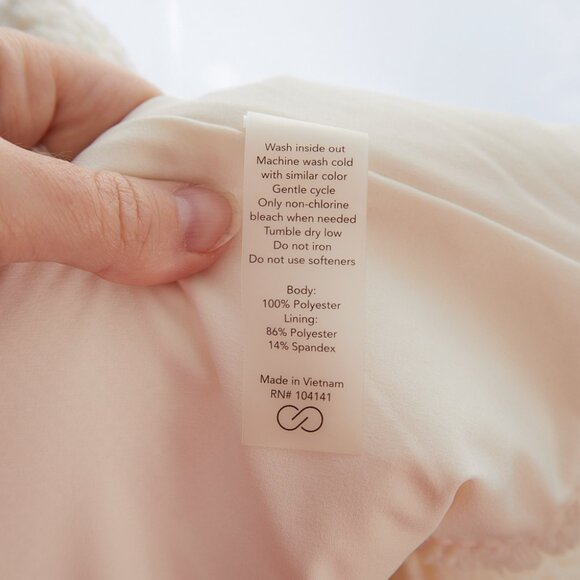 Calia by Carrie Underwood White Sherpa Fleece Full Zip Vest Women's Medium - Picture 7 of 7